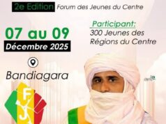 PARRAIN DE LA 2ÈMEÉDITION DU FORUM DES JEUNES DU CENTRE