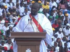 Guinée: investi, Doumbouya promet une « Guinée de paix et de prospérité »
