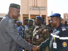 La 3ème promotion de l’École d’état-major des Forces de Sécurité au Pôle Judiciaire Spécialisé.