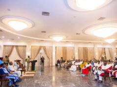 Présentation des vœux du nouvel An au Palais