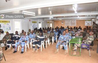 RENFORCEMENT DES CAPACITÉS : les officiers stagiaires de l’Ecole d’Etat-Major en visite d’étude au PCIAT-Sud.