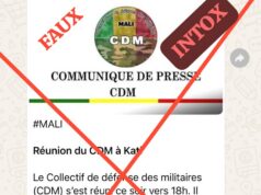 DEMENTI FORMEL DU CDM.